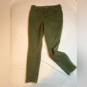 Green Skinny Jeans